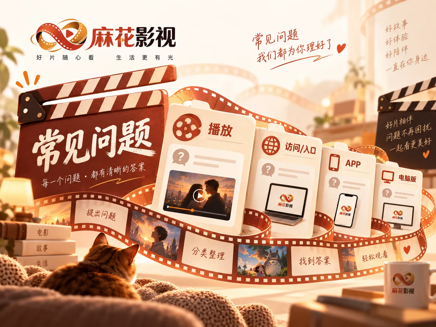 影视问题与观看经验的配图
