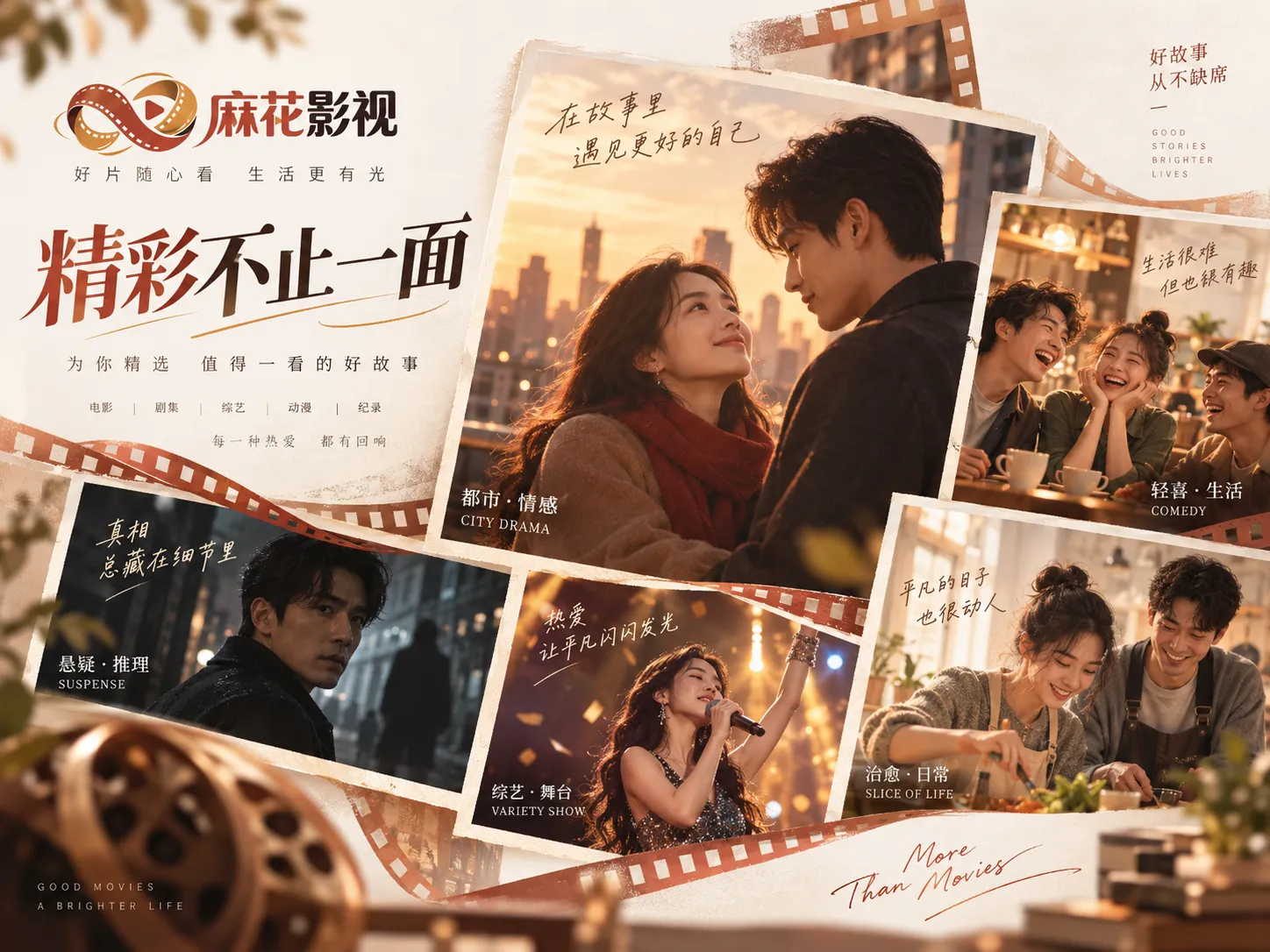 与电视剧故事阅读相关的视觉画面
